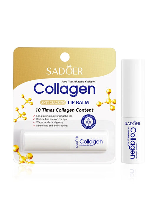 SADOER Collagen Lip Balm – Moisturizing, Nourishing & Repairing Lip Care