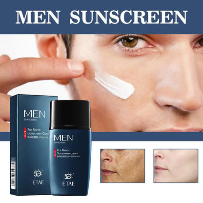 SPF 50+ Men Sunscreen – UV Protection Moisturizing Sun Block for Face & Body (45g)