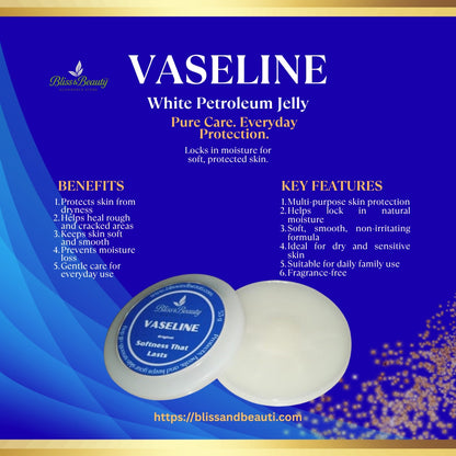 Bliss & Beauty Petroleum Jelly (Vaseline) 53g – Multi-Purpose Skin Protection