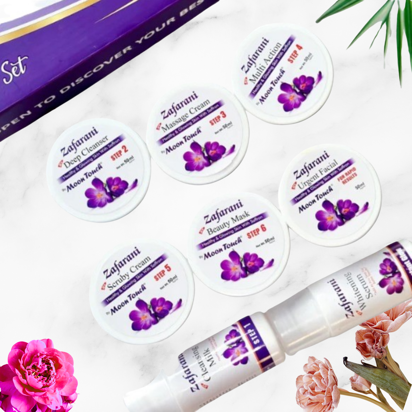 Zafarani Facial Set 50ml – Complete Saffron Facial Range for Glowing & Hydrated Skin