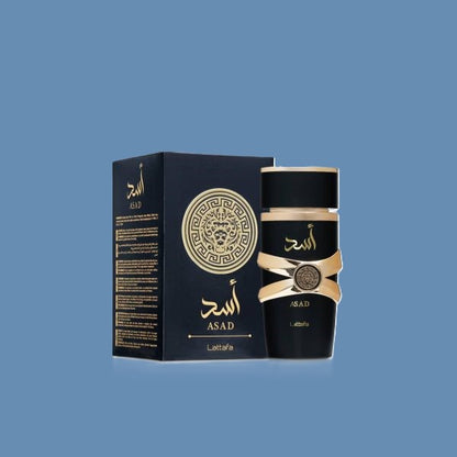 Lattafa Asad Eau De Parfum for Men – Amber Woody Long Lasting Perfume 100ml