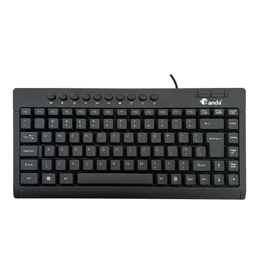 Banda K1000 Wired Multimedia Keyboard – Waterproof USB Design