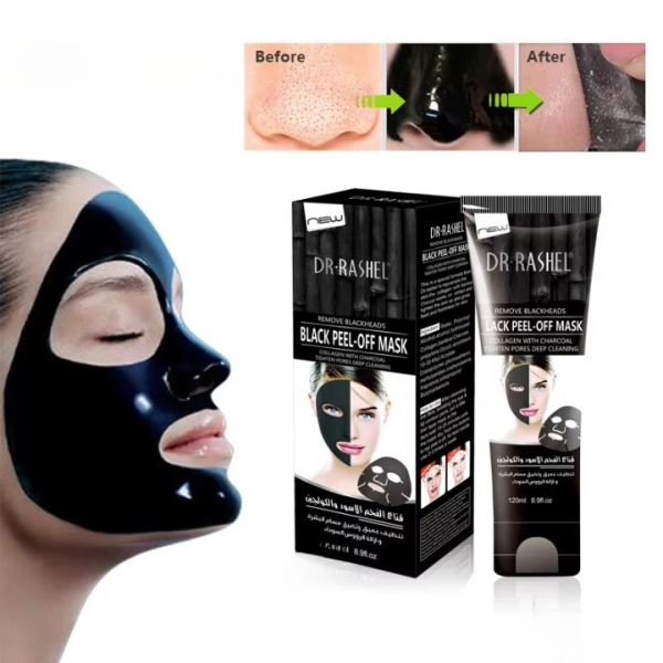 Dr. Rashel Deep Cleansing Blackhead Remover Peel-Off Face Mask – Purifying Charcoal Formula – 100ml