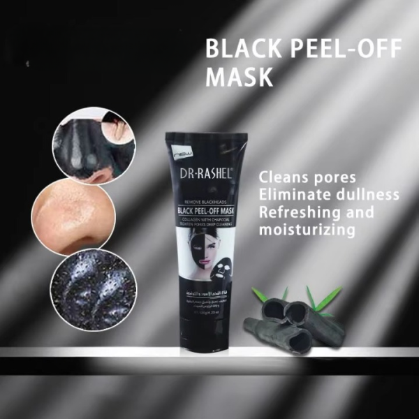 Dr. Rashel Deep Cleansing Blackhead Remover Peel-Off Face Mask – Purifying Charcoal Formula – 100ml