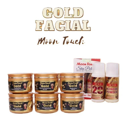 Gold Facial Set 50ml with Mini Polisher + Free Sponge – Gold Extract Hydra Brightening Treatment for Glowing, Youthful Skin