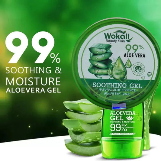 Imported Organic Aloe Vera Gel 300ml – Mother & Baby Skin & Hair Care | Natural Moisturizing & Healing Gel (310g)