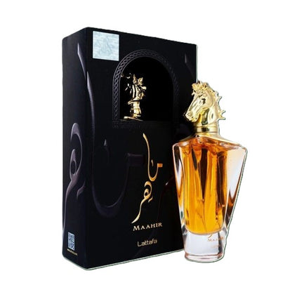 Lattafa Mahir Gold Eau De Parfum 100ml – Original Unisex Perfume | Long Lasting Fragrance