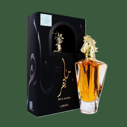 Lattafa Mahir Gold Eau De Parfum 100ml – Original Unisex Perfume | Long Lasting Fragrance