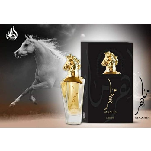 Lattafa Mahir Gold Eau De Parfum 100ml – Original Unisex Perfume | Long Lasting Fragrance