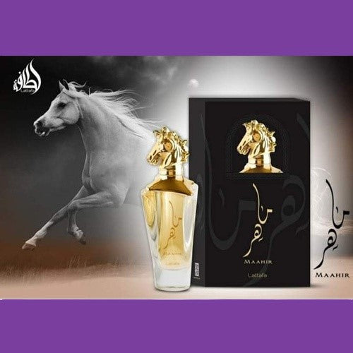 Lattafa Mahir Gold Eau De Parfum 100ml – Original Unisex Perfume | Long Lasting Fragrance