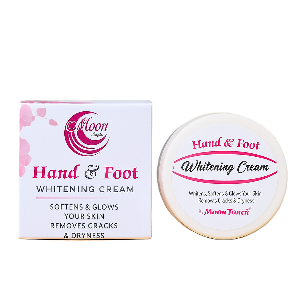 Moon Touch Hand & Foot Whitening Cream (100ml) – Natural Brightening & Moisturizing Formula for Soft, Glowing Skin