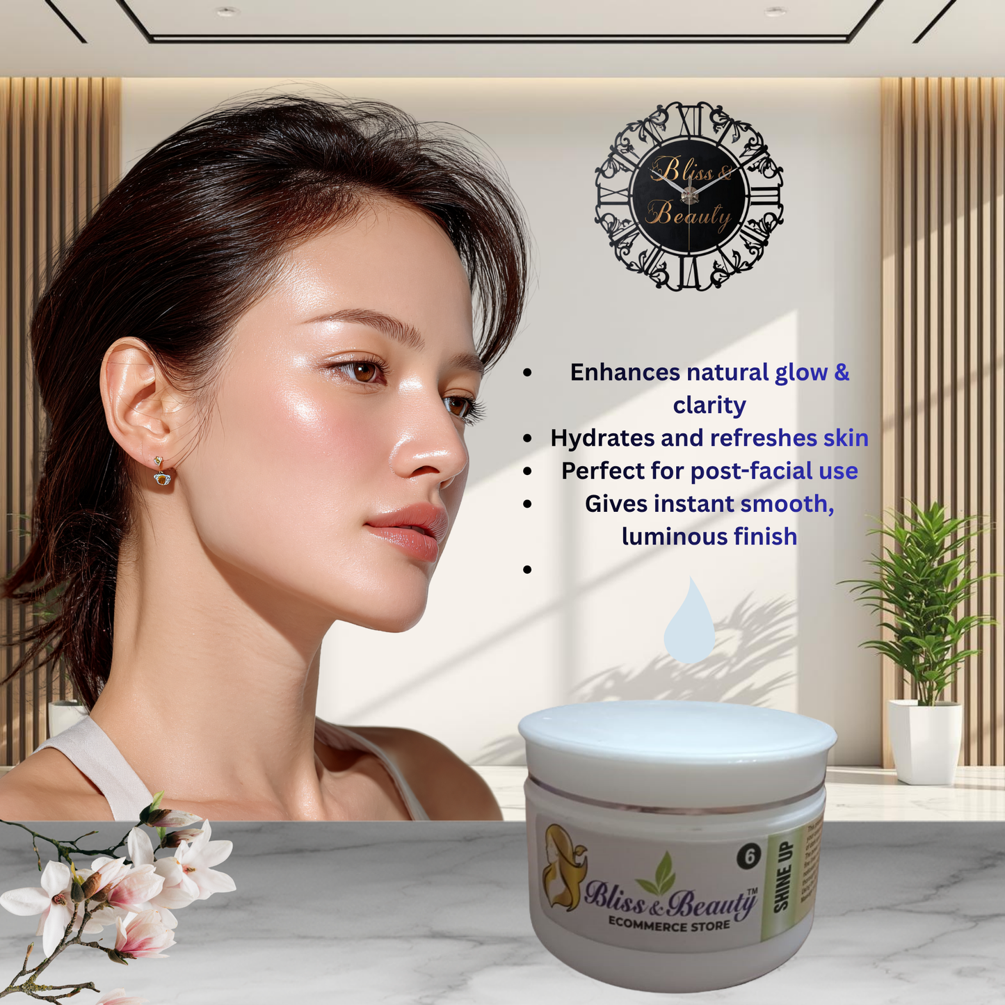 Bliss & Beauty Shine Up – 136g | Instant Glow & Radiance Booster Gel | Brightening Formula for Fresh, Smooth Skin