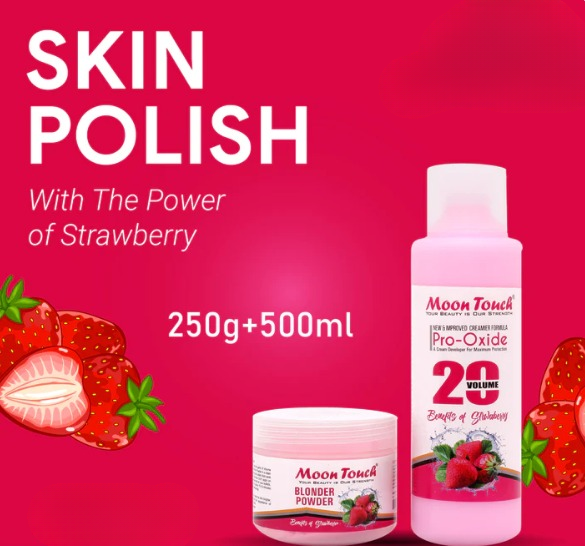 Fruity Pink Skin Polisher for Hyperpigmentation – Instant Whitening & Glow – By Moon Touch