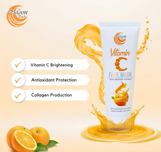 Vitamin C Face Wash + Vitamin C Serum (Pack of 2) | Brightening Skincare Combo