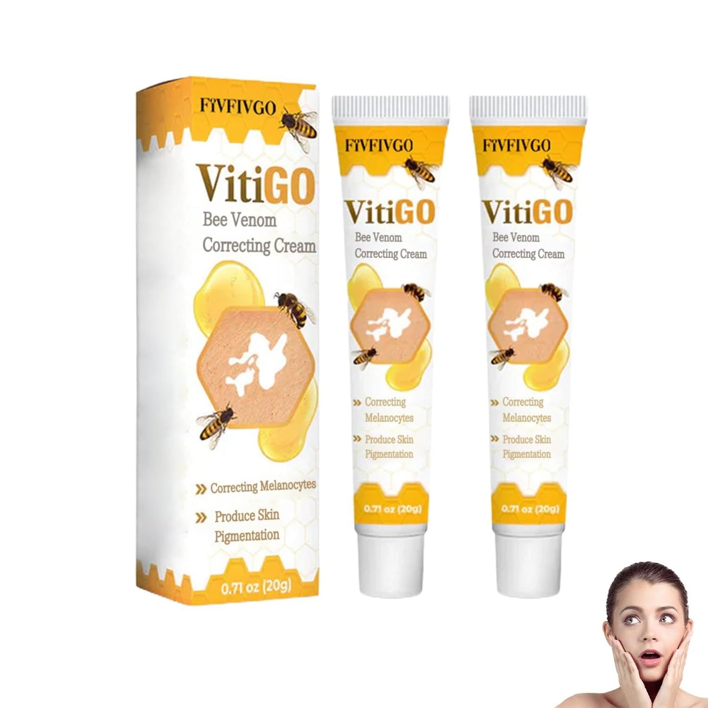 Vitigo Cream – Been Venom Skin & Rash Treatment | Brightening & Tone Balancing Cream for Even Complexion